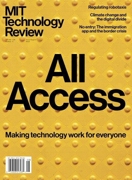 MIT Technology Review – July-August 2023 Cover