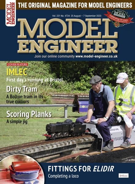 Model Engineer – Issue 4724 – 25 August 2023 Cover