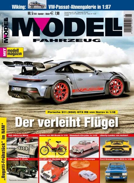 Modell Fahrzeug – August 2023 Cover