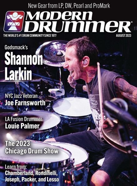 Modern Drummer Magazine – August 2023 Cover