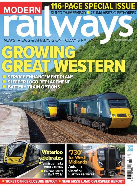 Modern Railways – August 2023 Cover