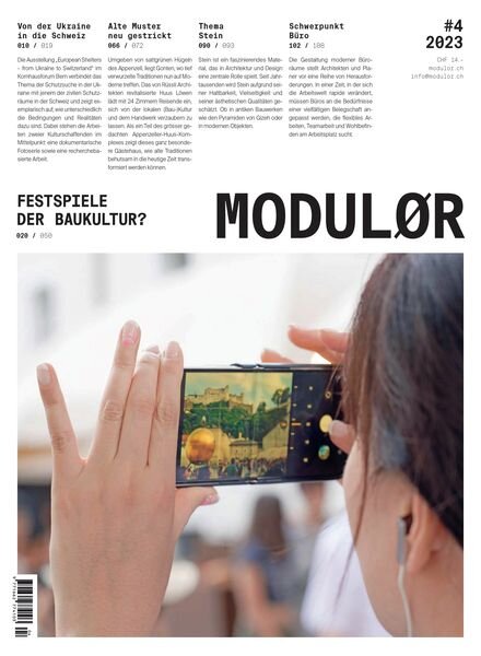 Modulor – Nr 4 2023 Cover
