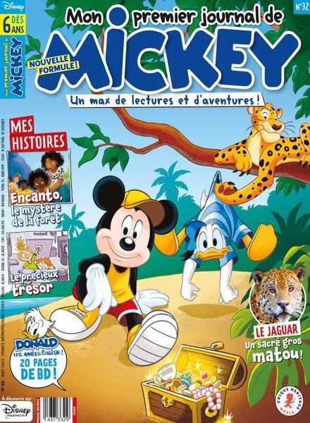Mon Premier Journal de Mickey – Aout 2023 Cover