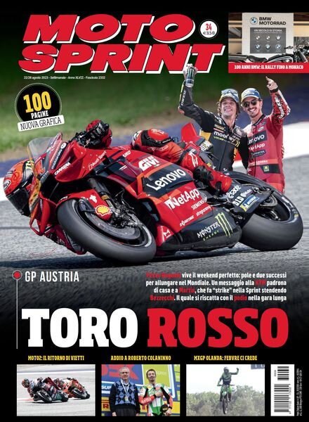 Moto Sprint – 22 Agosto 2023 Cover