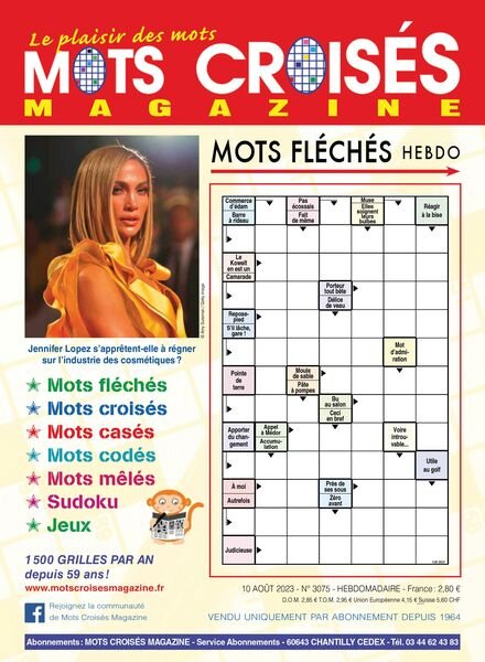 Mots Croises Magazine – 10 Aout 2023 Cover