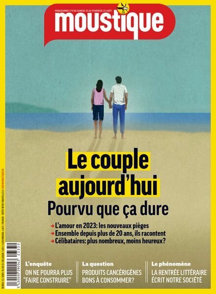 Moustique Magazine – 16 Aout 2023 Cover