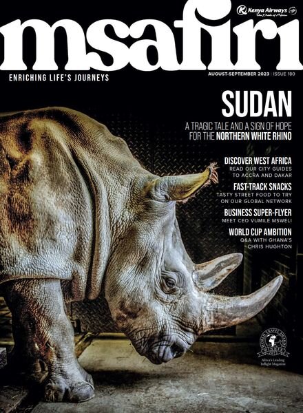 Msafiri – Issue 180 – August-September 2023 Cover