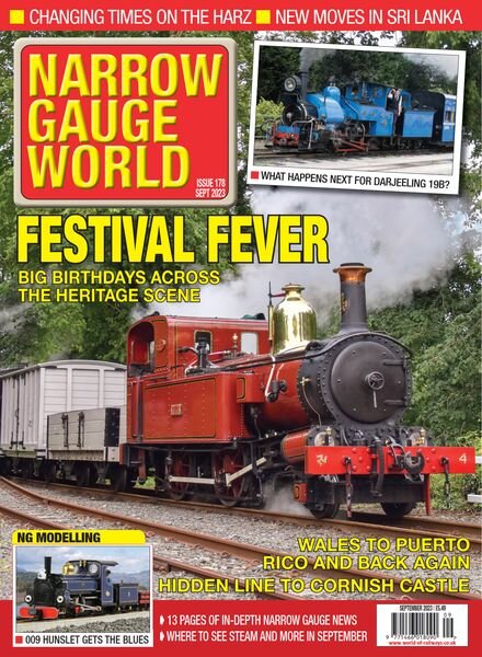 Narrow Gauge World – Issue 178 – September 2023 Cover