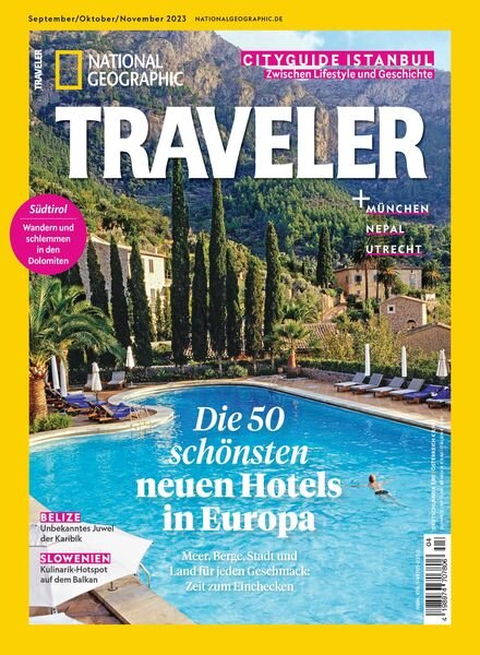 National Geographic Traveler Germany – September-November 2023 Cover