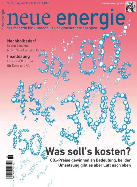 neue energie – 31 Juli 2023 Cover