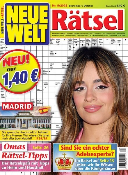 Neue Welt Ratsel – September-Oktober 2023 Cover