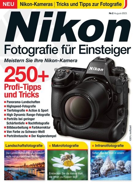 Nikon-Fotografie fur Einsteiger – August 2023 Cover