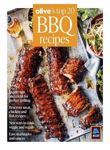 Olive Specials – Top 20 BBQ recipes – August 2023 Cover