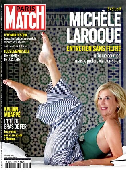 Paris Match – N 3874 – 3 Aout 2023 Cover