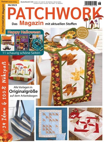 Patchwork Magazin – Nr 6 2023 Cover