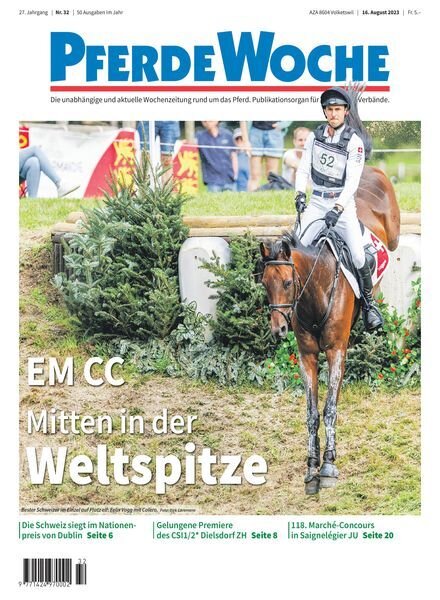 PferdeWoche – 16 August 2023 Cover
