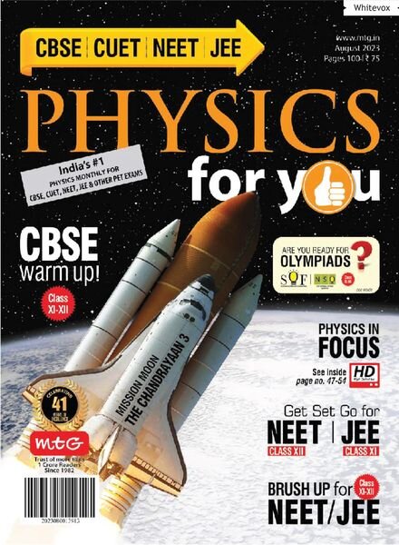 Physics For You – August 2023 Cover