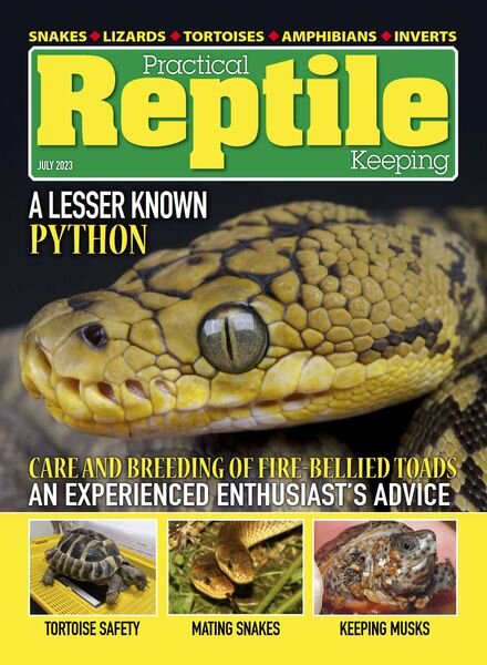 Practical Reptile Keeping – July 2023 Cover