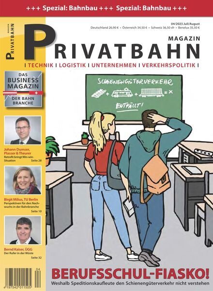 Privatbahn Magazin – Juli-August 2023 Cover