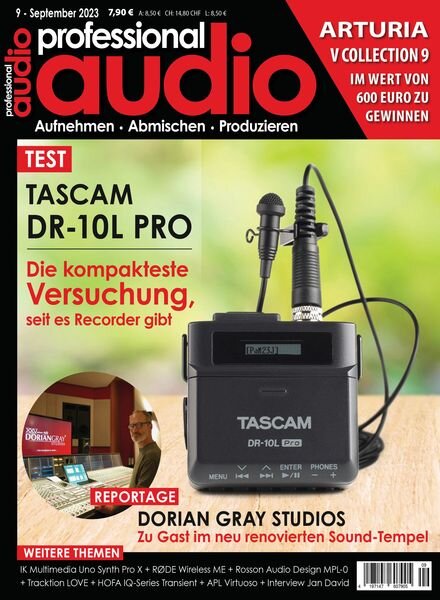 Professional Audio – September 2023 Cover