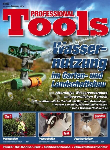 Professional Tools – Juli-Septeber 2023 Cover
