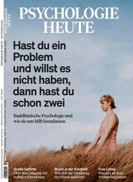 Psychologie Heute – September 2023 Cover