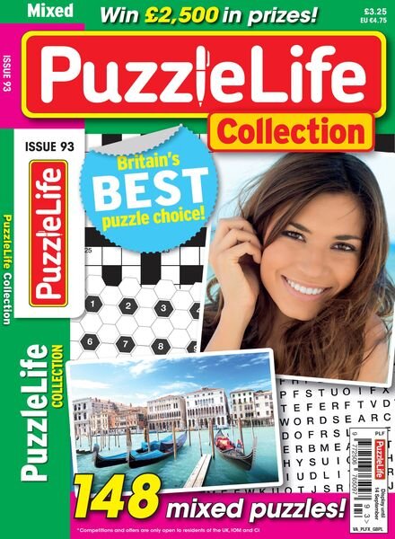 PuzzleLife Collection – Issue 93 – August 2023 Cover