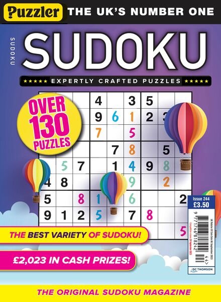 Puzzler Sudoku – Issue 244 – 9 August 2023 Cover