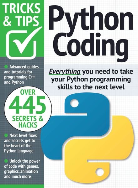 Python Coding Tricks and Tips – 15th Edition – August 2023 Cover