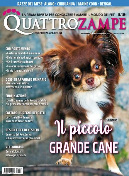 QuattroZampe – Settembre 2023 Cover