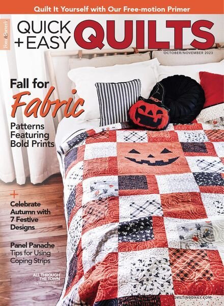 Quick+Easy Quilts – October-November 2023 Cover