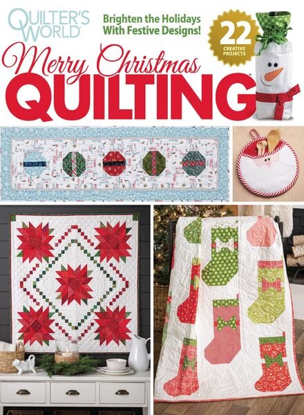 Quilter’s World – Merry Christmas Quilting 2023 Cover