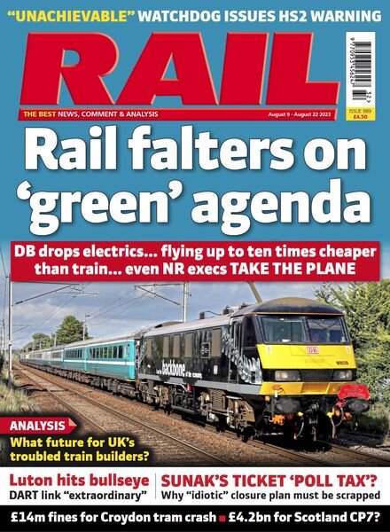 RAIL – Issue 989 – August 9 2023 Cover