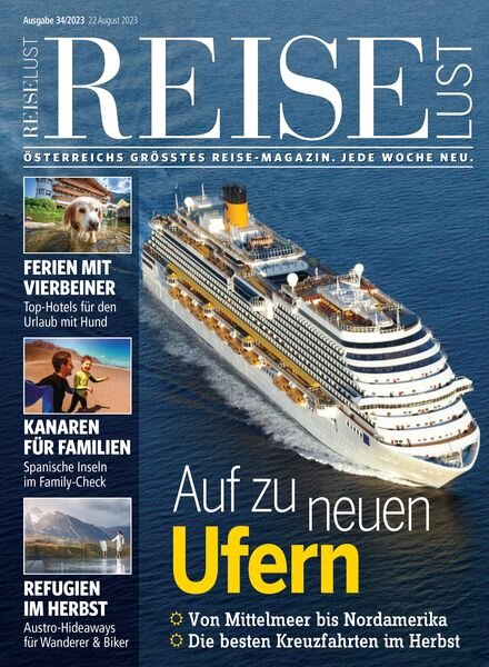 Reiselust – 22 August 2023 Cover
