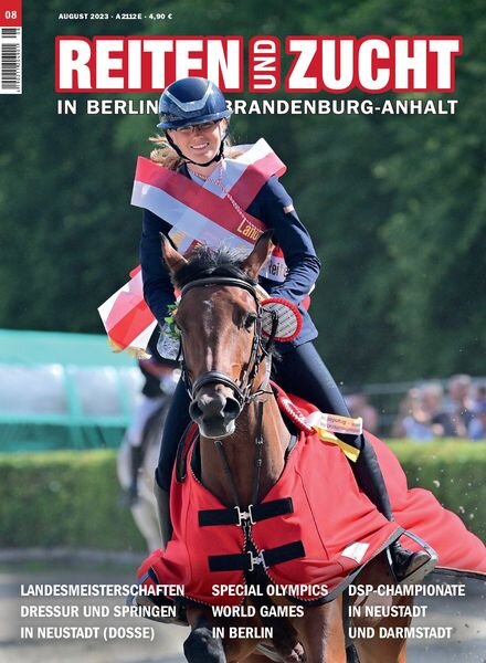 REITEN und ZUCHT – August 2023 Cover