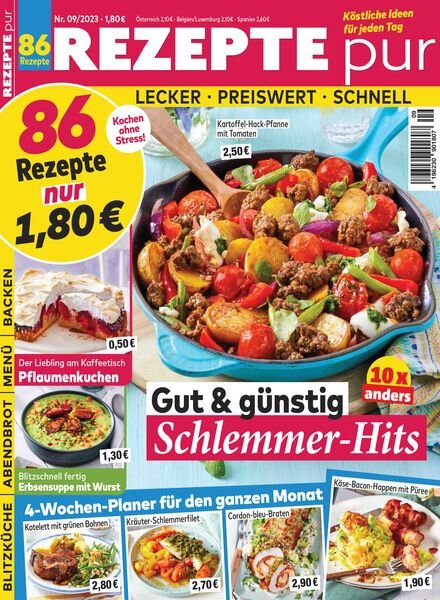 Rezepte pur – September 2023 Cover