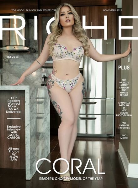 Riche Magazine – Issue 131 November 2022 Cover