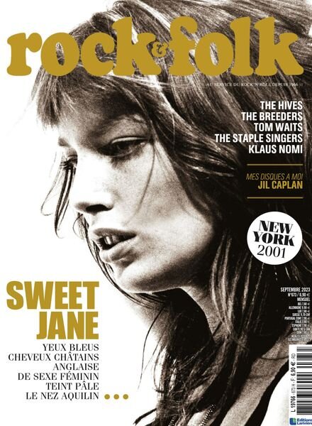 Rock & Folk – Septembre 2023 Cover