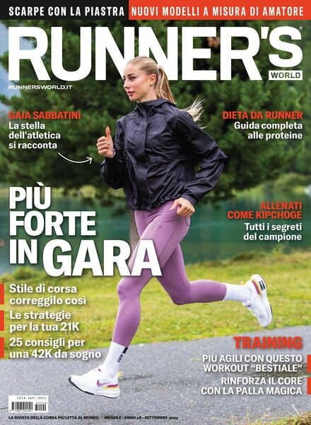 Runner’s World Italia – Settembre 2023 Cover