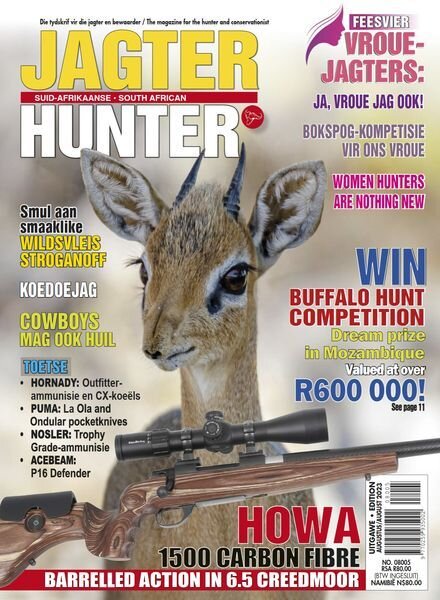 SA Hunter Jagter – August 2023 Cover