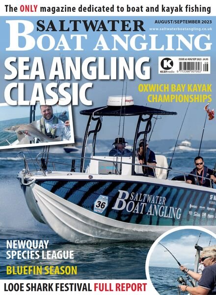 Saltwater Boat Angling – August-September 2023 Cover