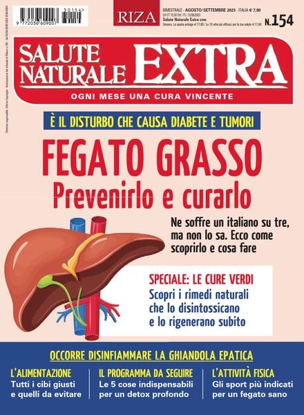 Salute Naturale Extra – Agosto 2023 Cover
