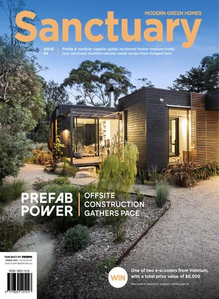 Sanctuary Modern Green Homes – Issue 64 – Spring 2023 Cover