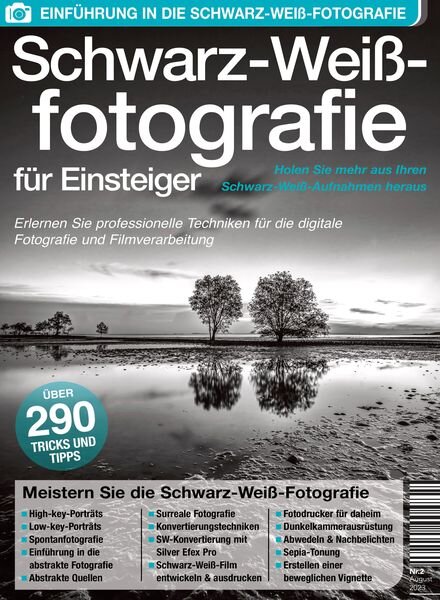 Schwarz-Weiss-Fotografie fur Einsteiger – August 2023 Cover