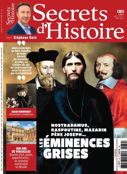 Secrets d’Histoire – Septembre-Novembre 2023 Cover