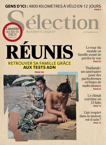 Selection du Reader’s Digest – Septembre 2023 Cover