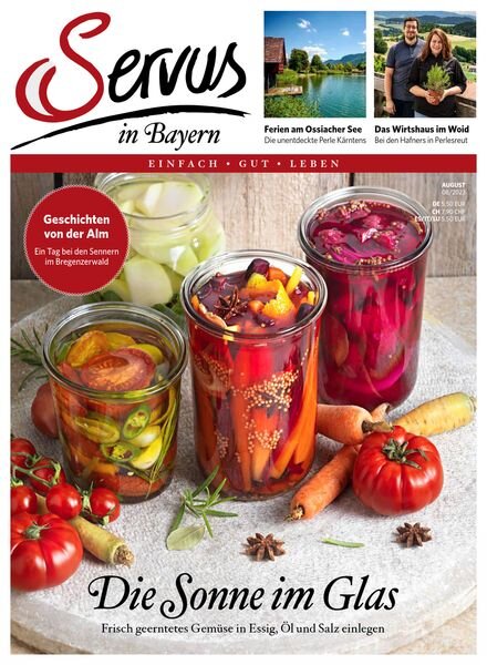 Servus in Bayern – August 2023 Cover