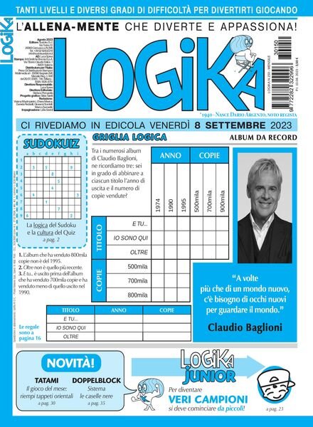 Settimana Logika – Settembre 2023 Cover