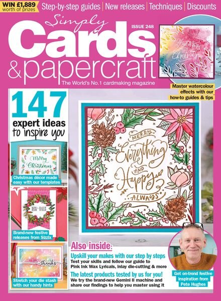 Simply Cards & Papercraft – Issue 248 – August 2023 Cover