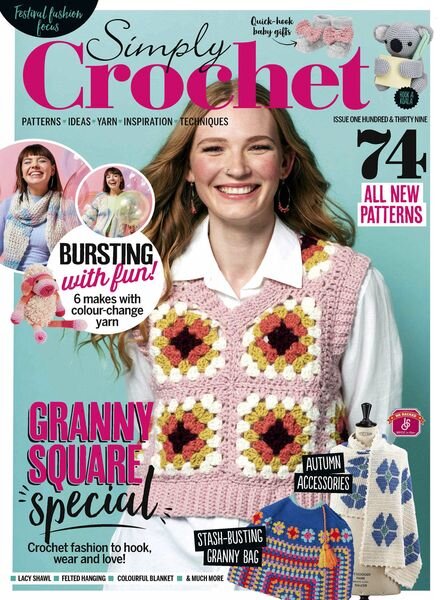Simply Crochet – Issue 139 – August 2023 Cover